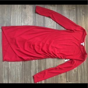 NEW Red long sleeve leith dress